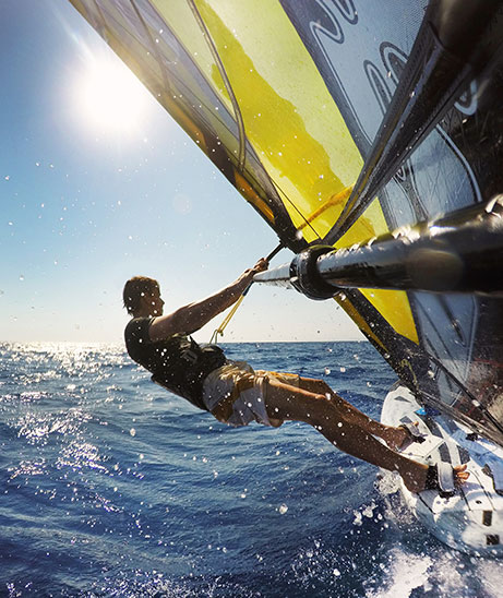 Big Sur wind surfing