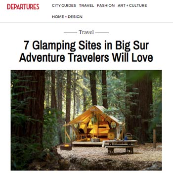 7 Glamping Sites in Big Sur Adventure Travelers Will Love