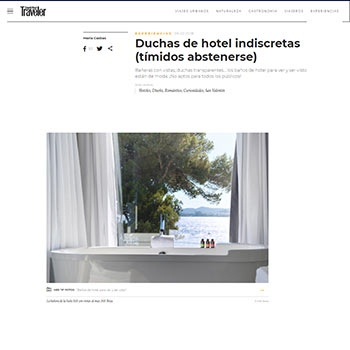 Duchas de hotel indiscretas (tímidos abstenerse)