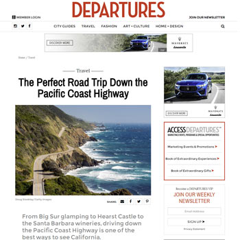The Perfect Road Trip Down the Pacific Coast Highway