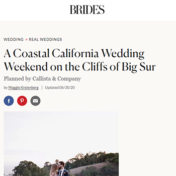 A Coastal California Wedding Weekend on the Cliffs of Big SurTitle