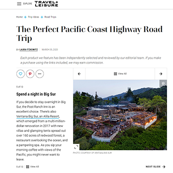 The Perfect Pacific Coast Highway Road Trip